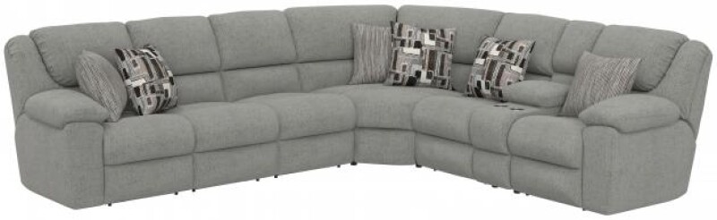Quinn 153 LSF Triple Reconer Sofa w/DDT/Heat & Massage/Storage Arm 1536