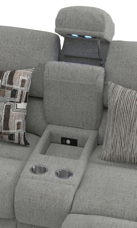 Quinn 153 RSF Console Loveseat w/USB Power/Heat & Massage/Storage Arm 1537