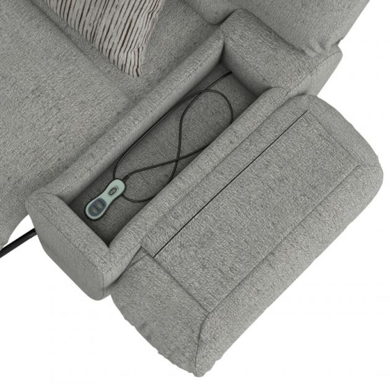 Quinn 153 RSF Console Loveseat w/USB Power/Heat & Massage/Storage Arm 1537