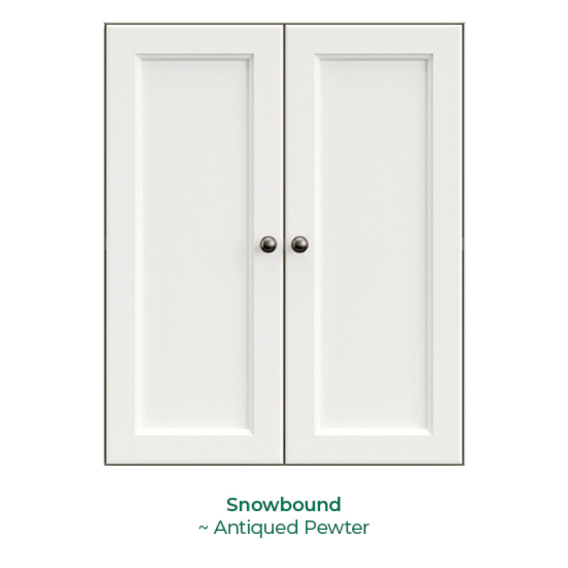 Mckenzie 30″w X 84″h Bookcase W/doors 1537HAZ