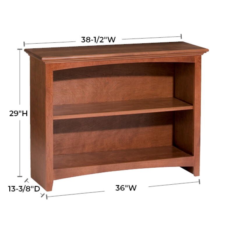 Mckenzie 36″w X 29″h Bookcase 1540PEC