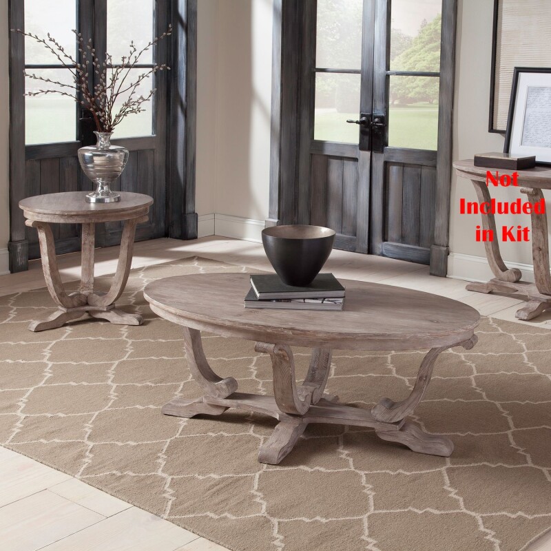 Greystone Mill 3 Piece Set (1-Cocktail 2-End Tables) 154OT3PCS