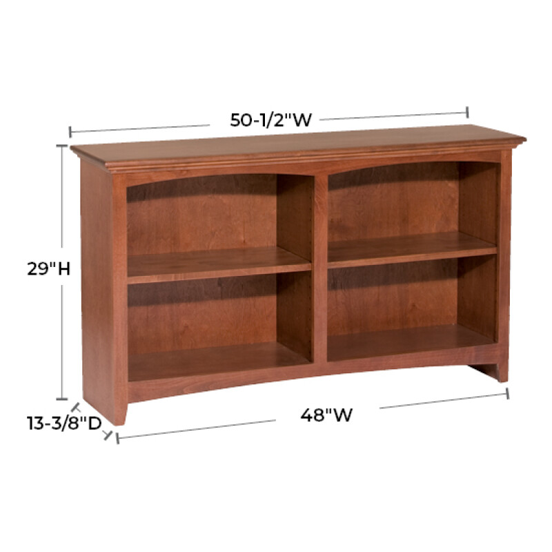 Mckenzie 48″w X 29″h Bookcase 1550HAZ