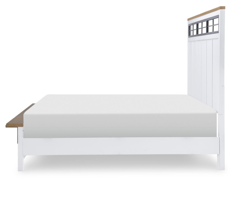 1561 Franklin BR Complete Two Tone Panel Bed Ca King 6/0 15614207K
