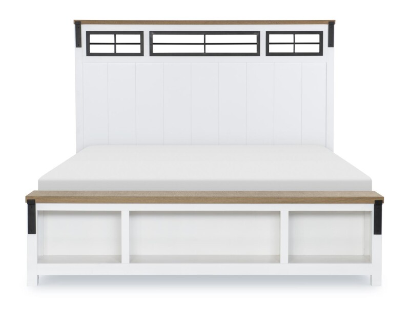 Complete Two Tone Panel Bed Queen 5/0 15614305K