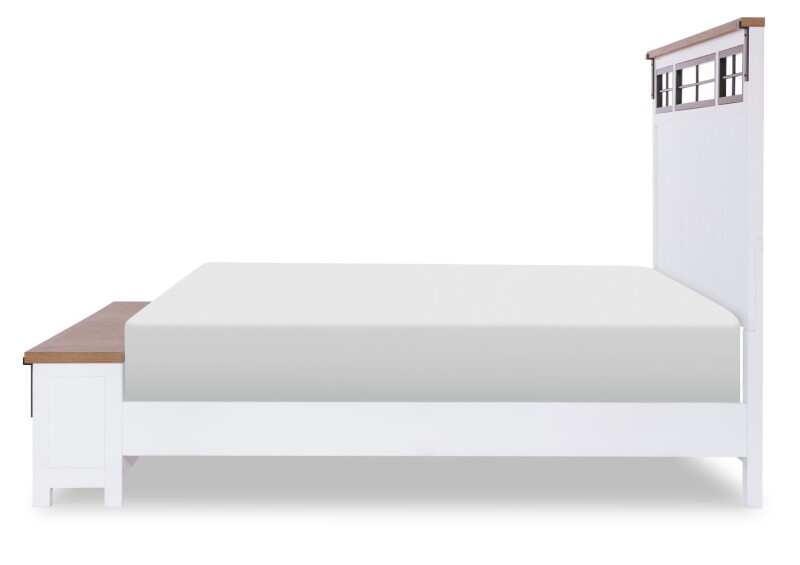 Complete Two Tone Panel Bed Queen 5/0 15614305K