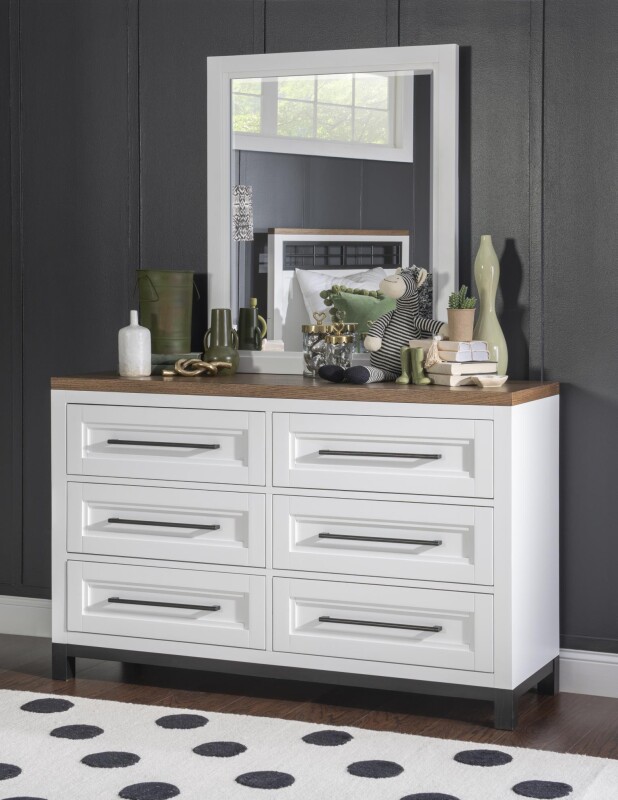 1568 Dutton LK Six Drawer Dresser 15681100
