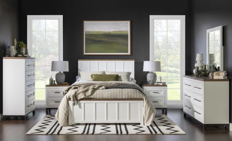 1568 Dutton LK Complete Full Panel Bed 15684104K