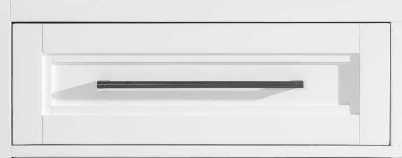 1568 Dutton LK Complete Metalwork Panel Bed W. Storage Footboard, Twin 3/3 15684203K