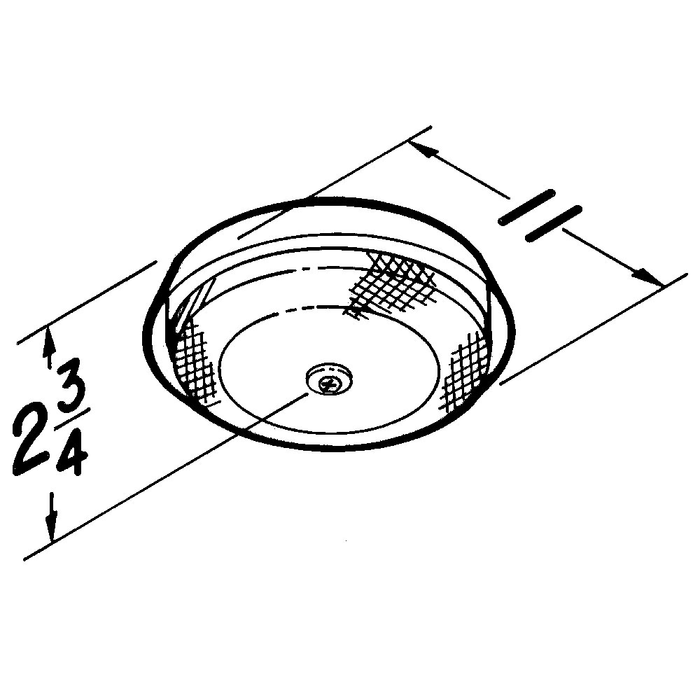 Fan-Forced Ceiling Heater, Low-profile, 1250W, 120VAC 157
