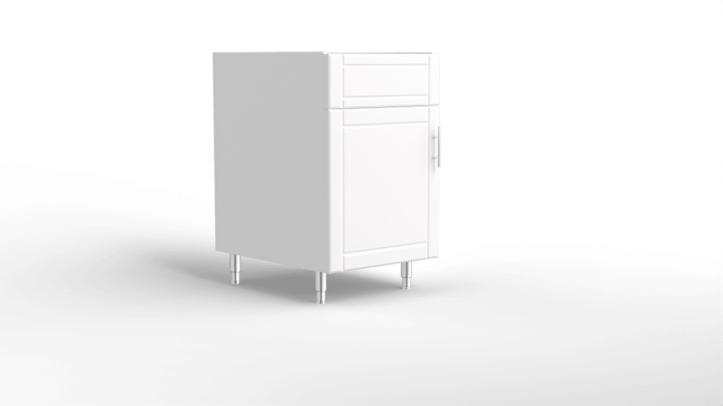 21″ Sink Base with a Left Hinge Door 15831