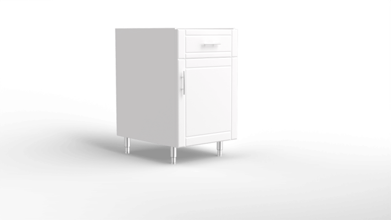 21″ Sink Base Right Swing Door with a Drawer 15832