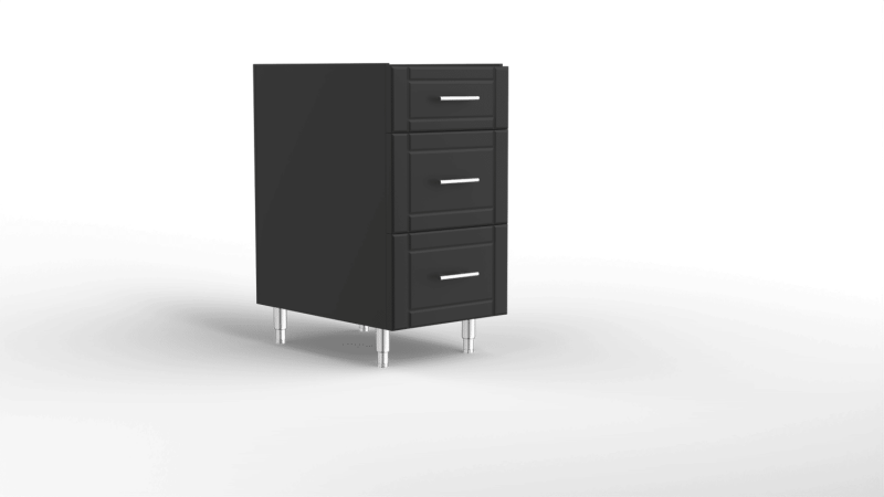 18″ Three Drawer Base Cabinet 15835