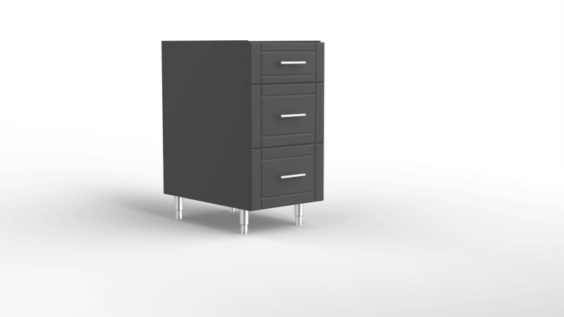 18″ Three Drawer Base Cabinet 15835