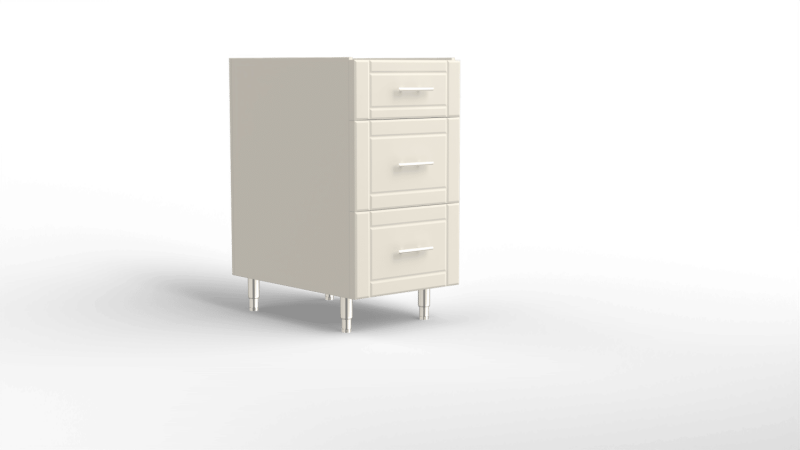 18″ Three Drawer Base Cabinet 15835