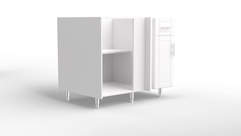 42″ Base with Blind Corner for Right Return 15885