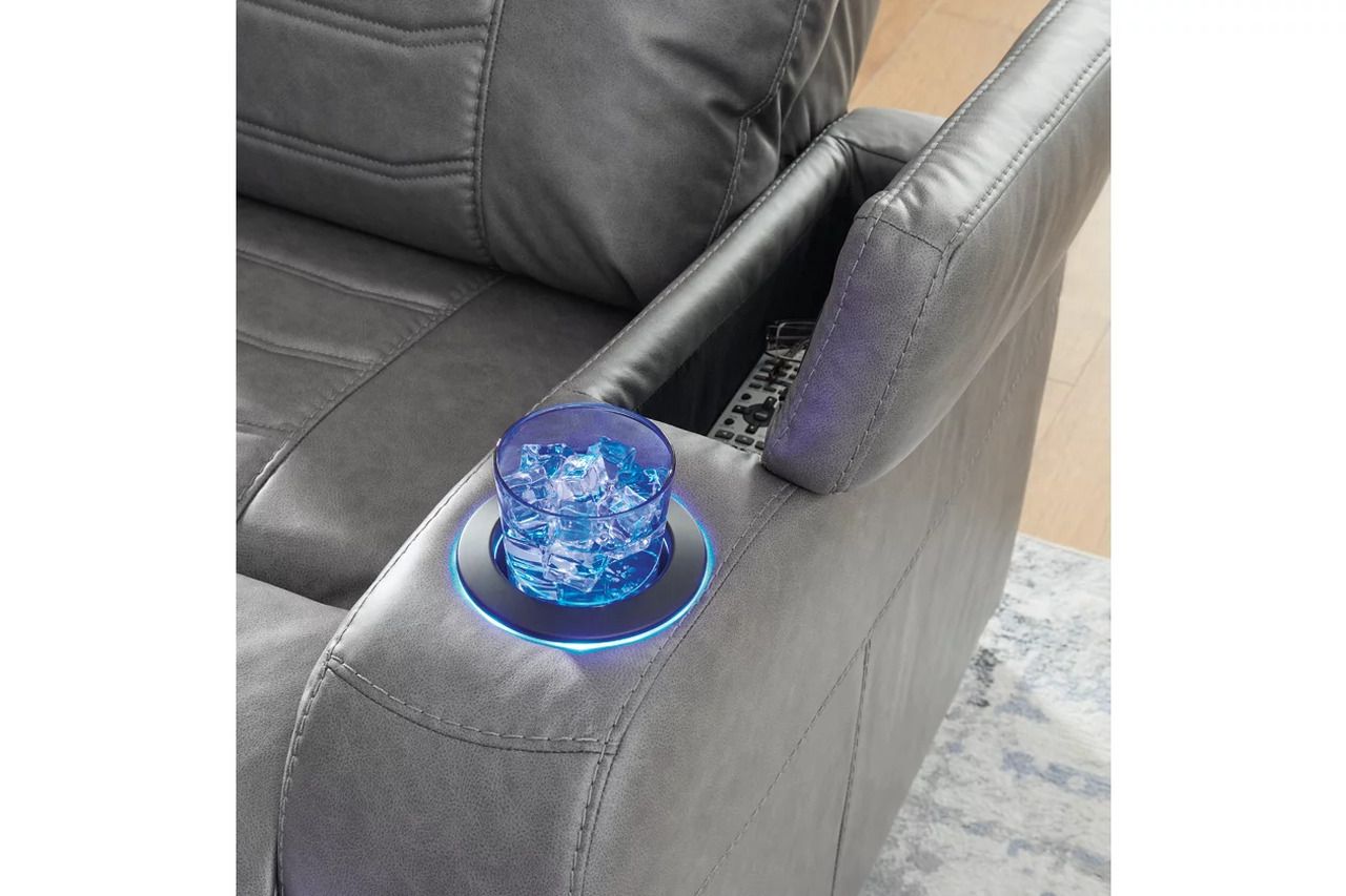 Schooner Rocks Power Recliner In Slate 1610213