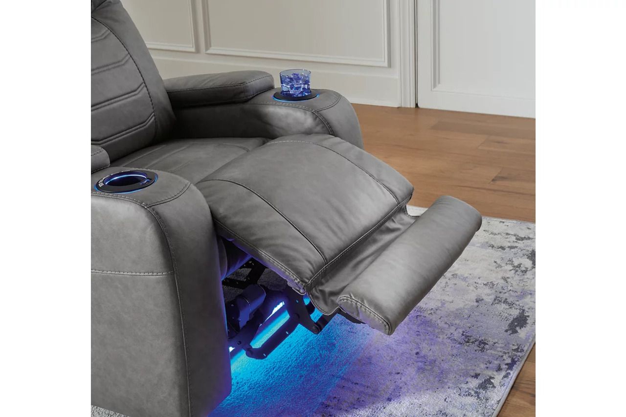 Schooner Rocks Power Recliner In Slate 1610213