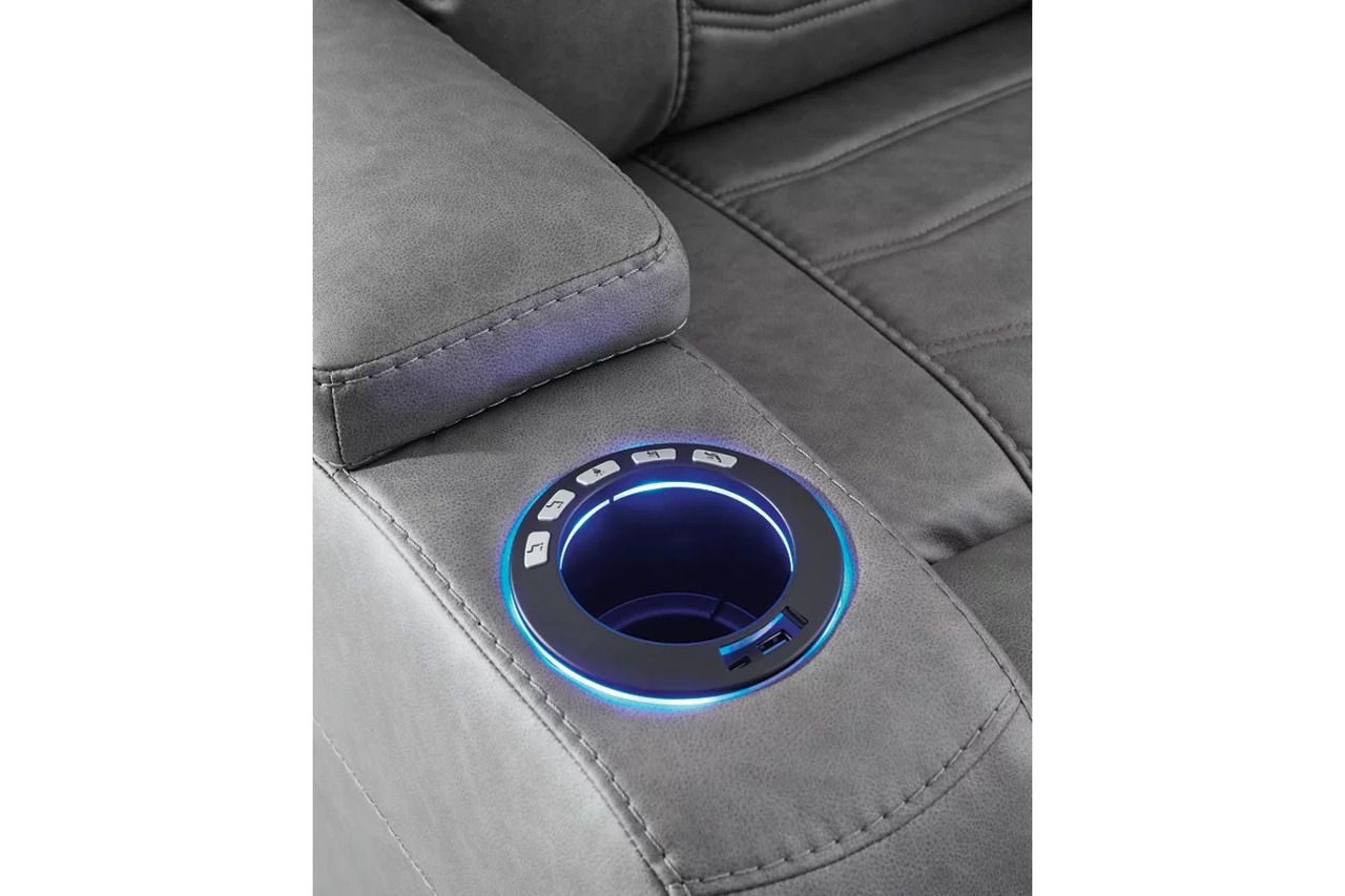 Schooner Rocks Power Recliner In Slate 1610213