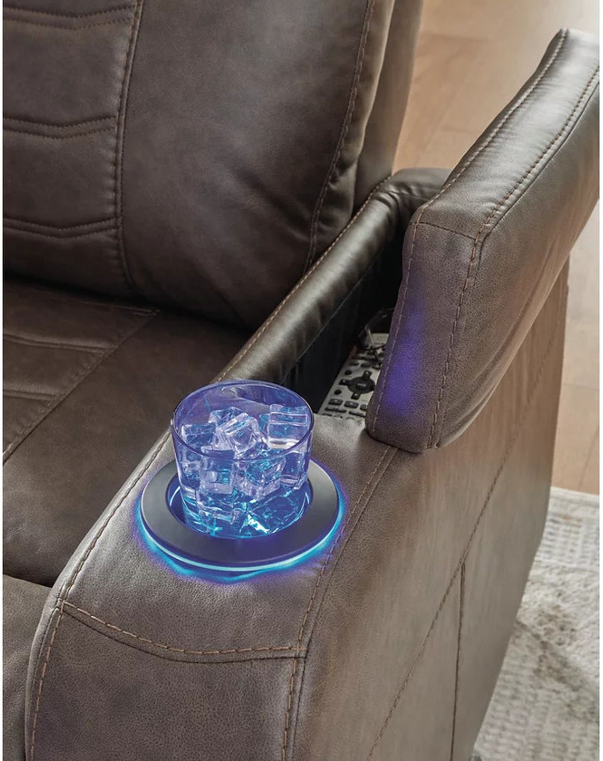 Schooner Rocks Power Recliner In Umber 1610413