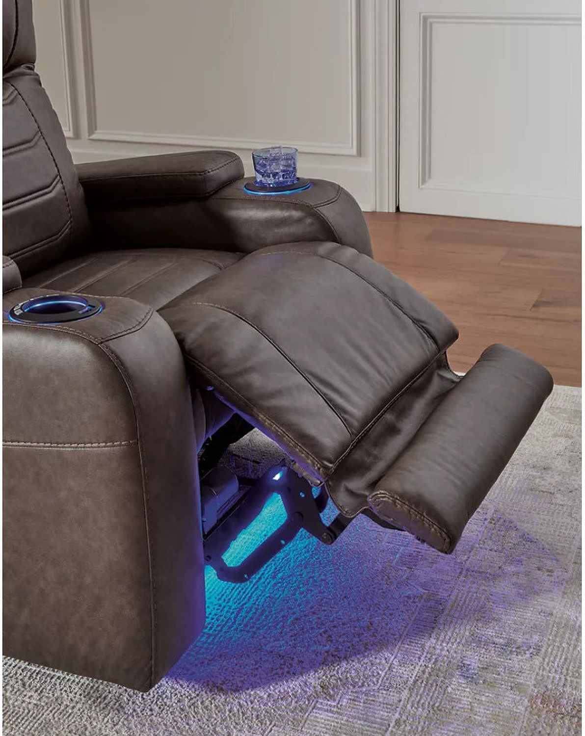 Schooner Rocks Power Recliner In Umber 1610413