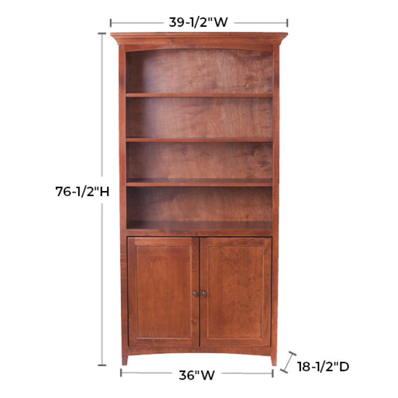 Mckenzie Center Wall Unit With Doors 1611FST