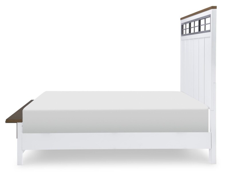 Complete Two Tone Panel Bed Queen 5/0 16614205K