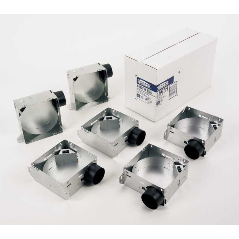 Broan Housing Pack for 1670F, 1671F, 1688F and 1689F (damper/plastic duct connector included) Other 1667H Picture 1
