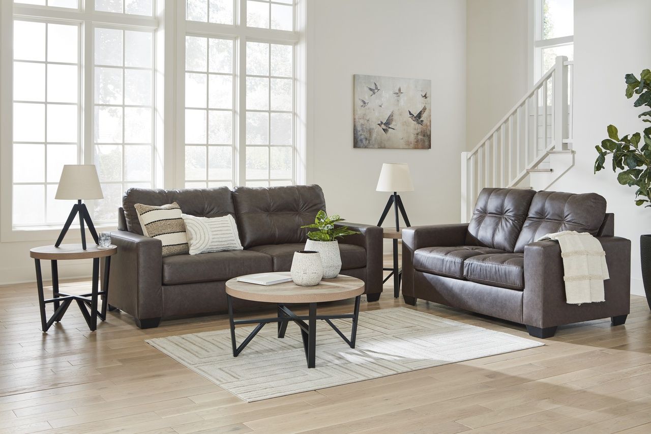Barlin Mills Loveseat In Umber 1700335