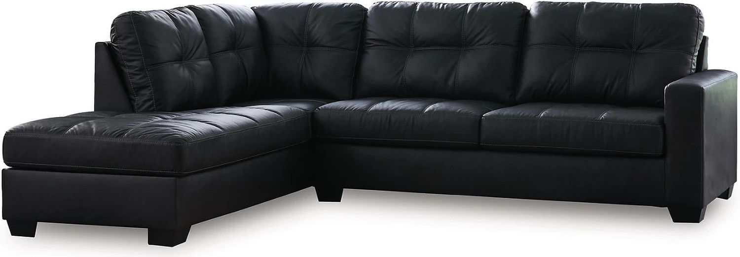Barlin Mills 2 Piece Sectional with Chaise In Carbon 17004S1