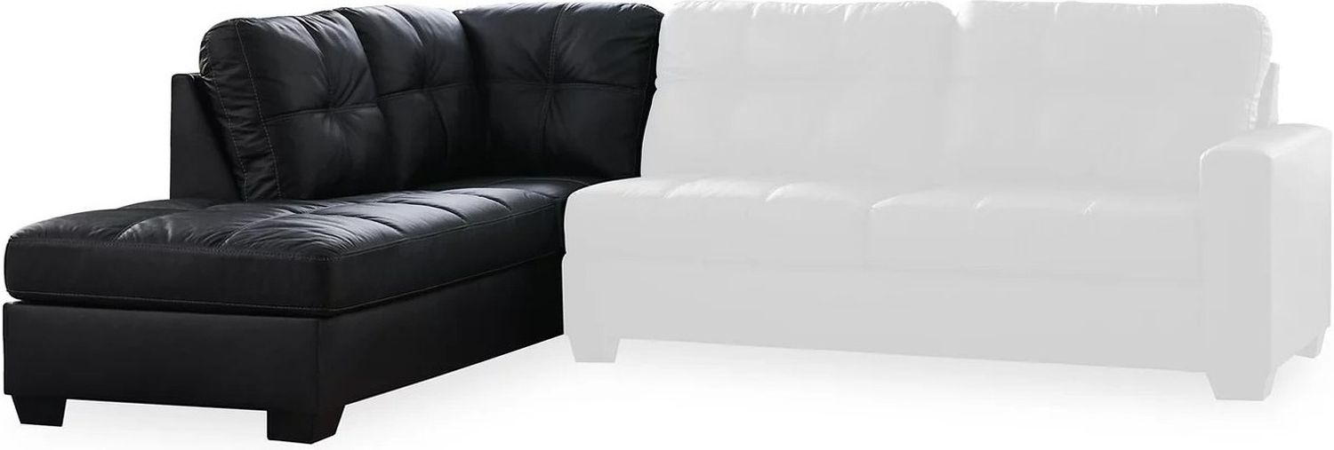Barlin Mills 2 Piece Sectional with Chaise In Carbon 17004S1