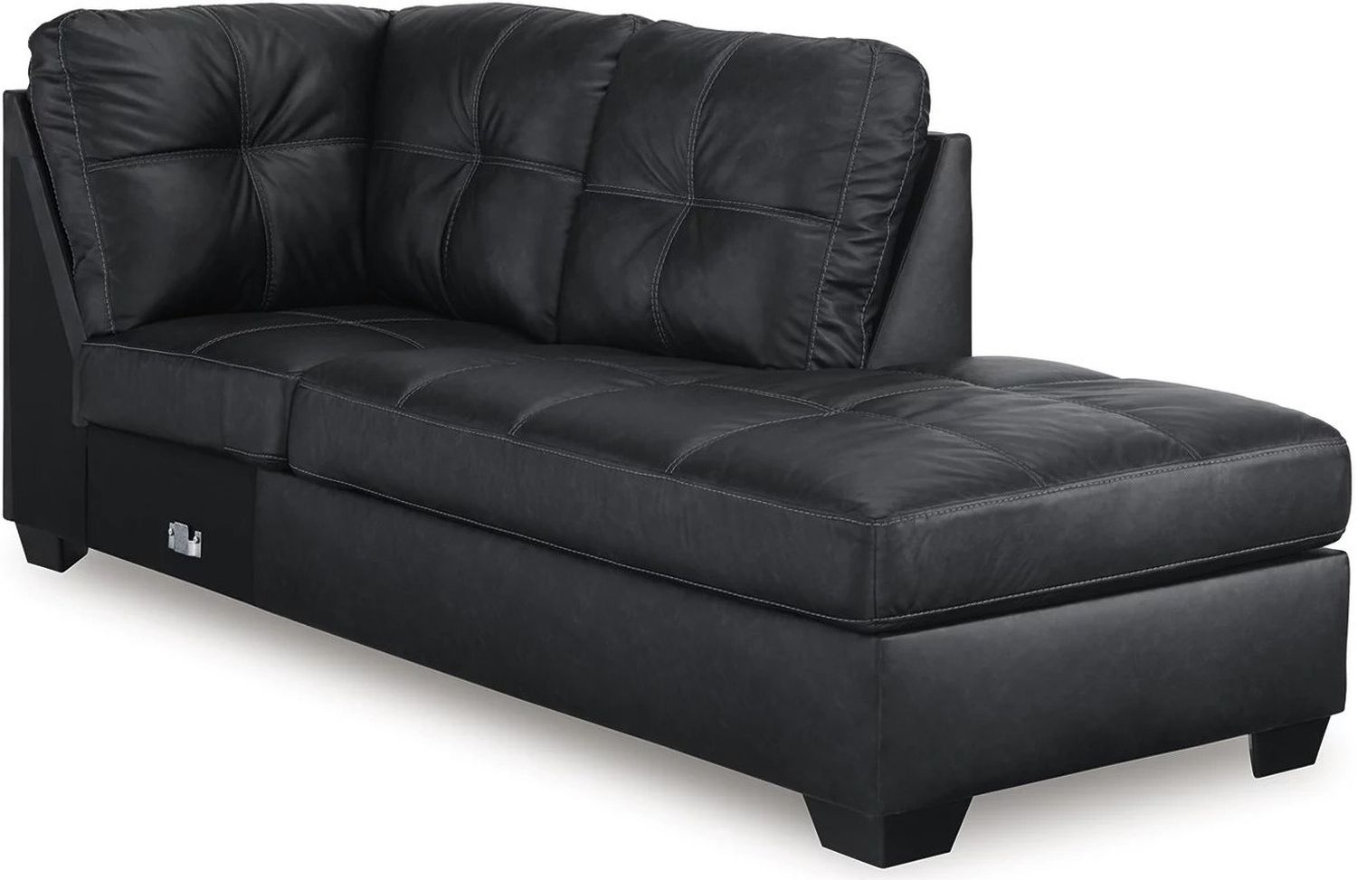 Barlin Mills 2-Piece Sectional with Chaise In Carbon 17004S2