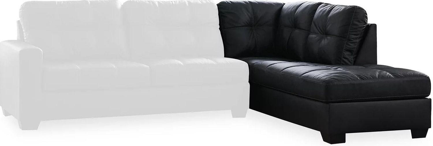 Barlin Mills 2-Piece Sectional with Chaise In Carbon 17004S2