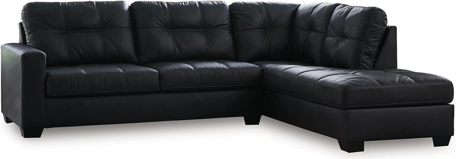 Barlin Mills 2-Piece Sectional with Chaise In Carbon 17004S2
