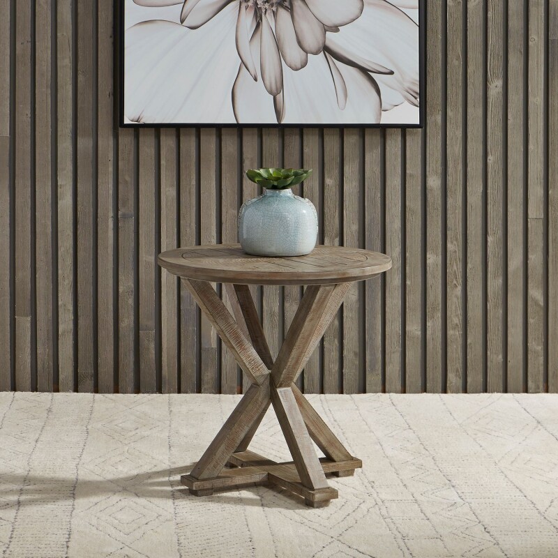 Parkland Falls Round End Table 172OT1021