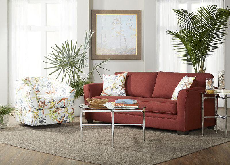 18500 Storage Ottoman Grande Chili Pepper 1750STOT28