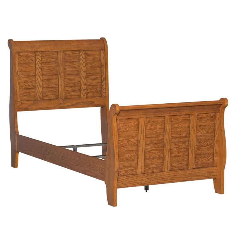 Grandpas Cabin Twin Sleigh Headboard & Footboard 175BR11HF