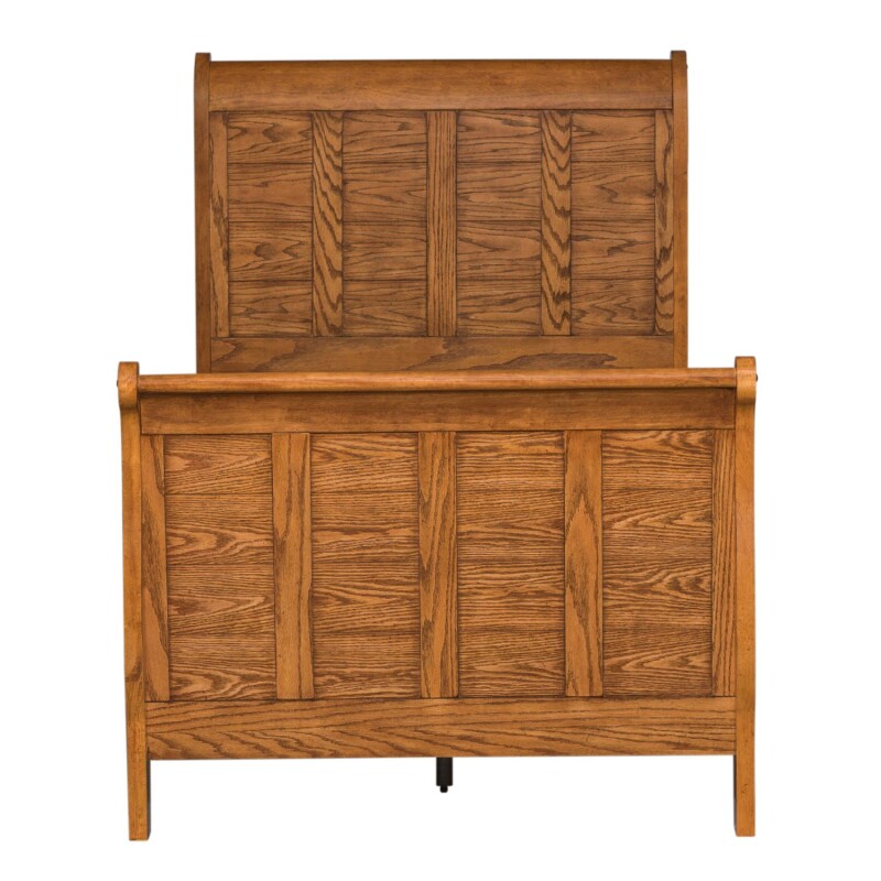 Grandpas Cabin Twin Sleigh Headboard & Footboard 175BR11HF