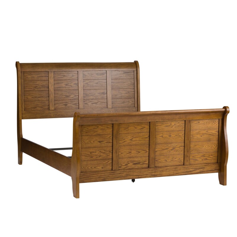 Grandpas Cabin Queen Sleigh Headboard & Footboard (RTA) 175BR21HF