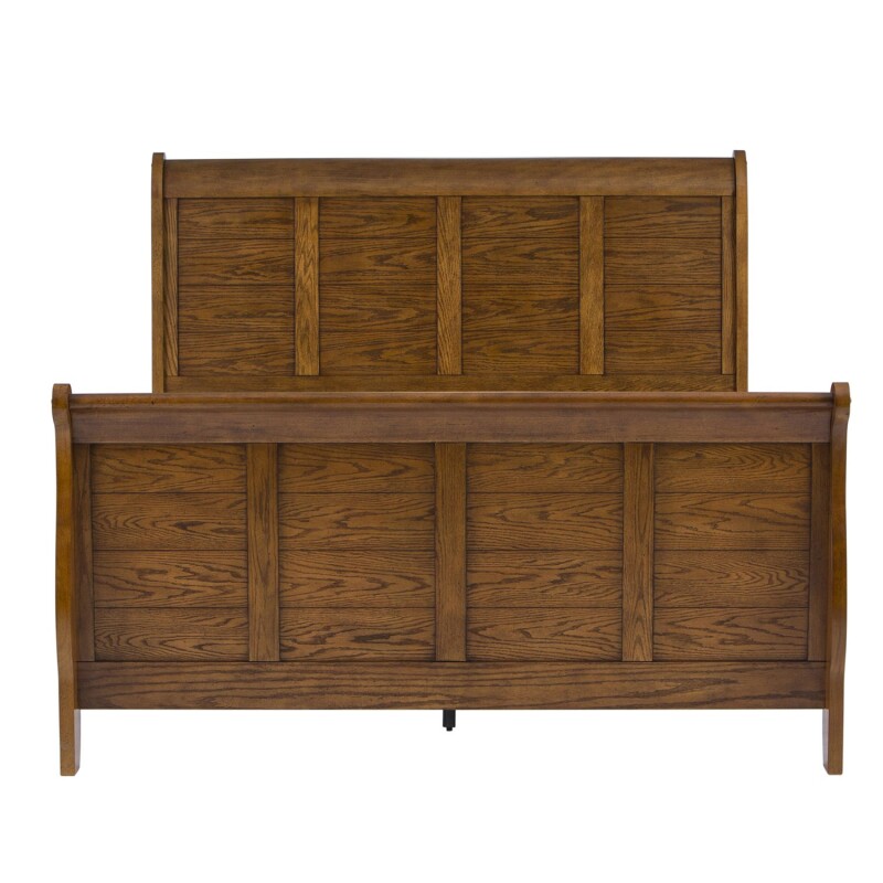 Grandpas Cabin Queen Sleigh Headboard & Footboard (RTA) 175BR21HF