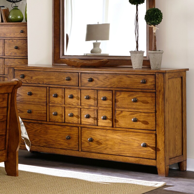 Grandpas Cabin 7 Drawer Dresser 175BR31