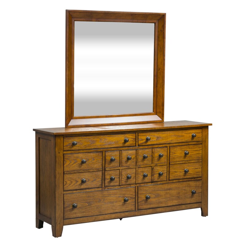 Grandpas Cabin Dresser & Mirror 175BRDM