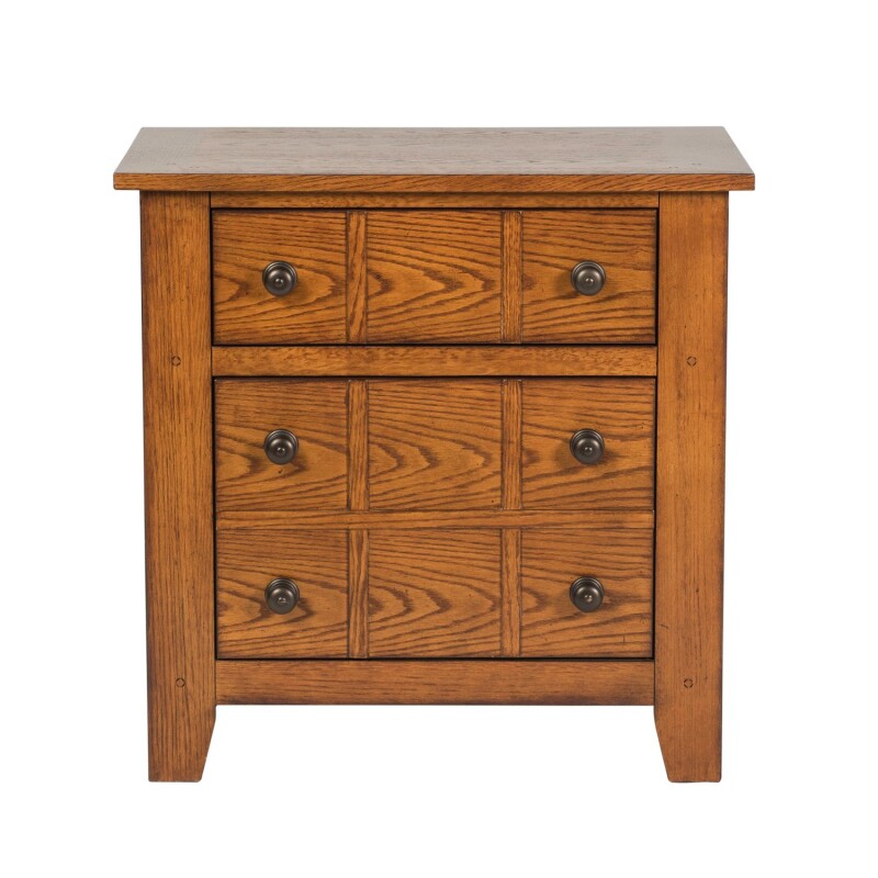 Grandpas Cabin King Sleigh Bed, Dresser & Mirror, Night Stand 175BRKSLDMN