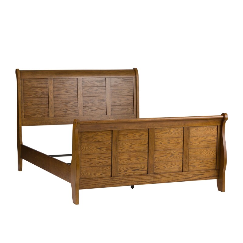 Grandpas Cabin Queen Sleigh Bed 175BRQSL