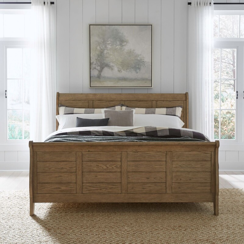 Grandpas Cabin King Sleigh Headboard & Footboard (RTA) 175SBR22HF