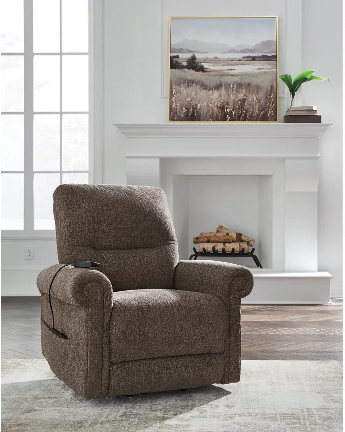 Aureta Power Lift Recliner In Earth 1790212