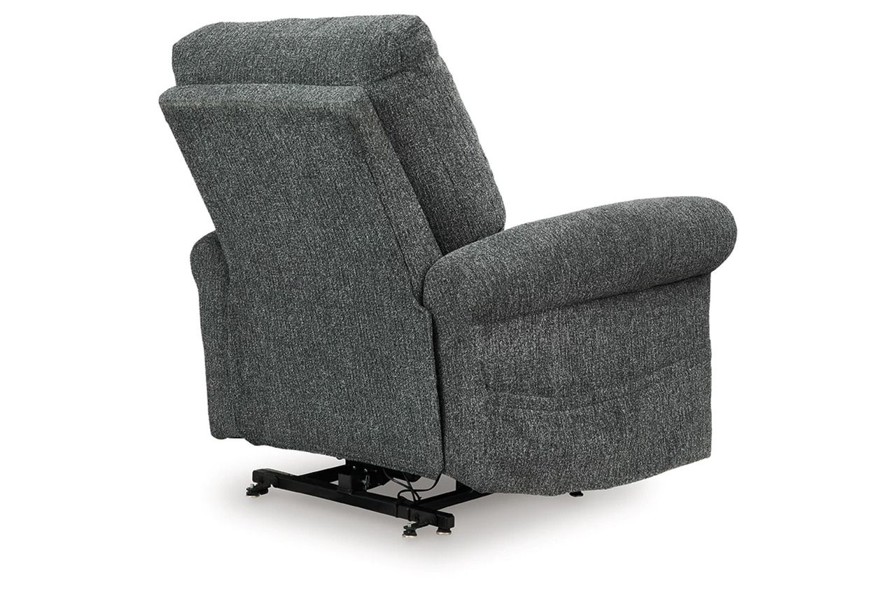 Aureta Power Lift Recliner In Charcoal 1790312