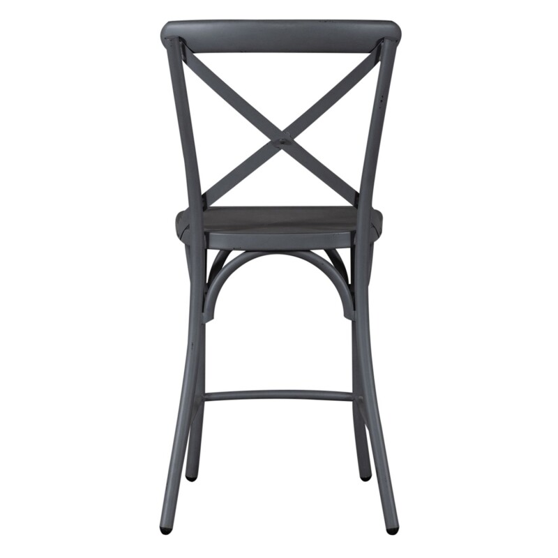Vintage Series X Back Counter Chair - Grey 179B300524GY