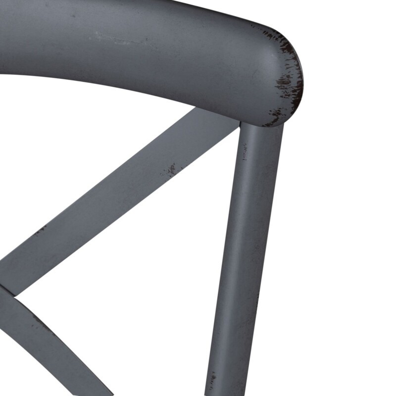 Vintage Series X Back Counter Chair - Grey 179B300524GY