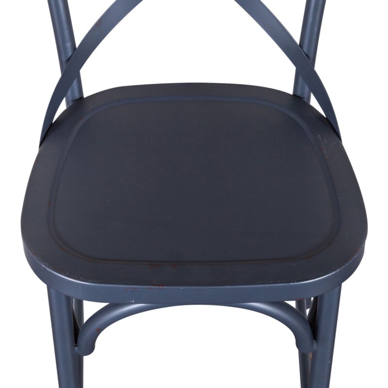 Vintage Series X Back Counter Chair- Navy 179B300524N
